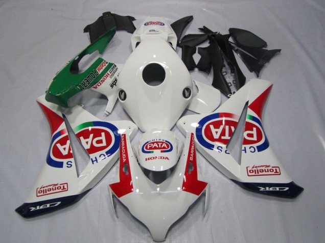 2008-2011 White Red PATA Honda CBR1000RR Motor Fairings UK Stores 2008-2011 White Red PATA Honda CBR1000RR Motor Fairings UK Stores