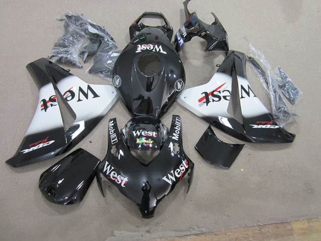 2008-2011 Black West Honda CBR1000RR Bike Fairings UK Stores 2008-2011 Black West Honda CBR1000RR Bike Fairings UK Stores