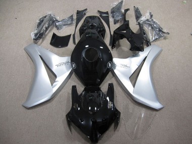 2008-2011 Black Silver Fireblade Honda CBR1000RR Motorbike Fairing Kits UK Stores