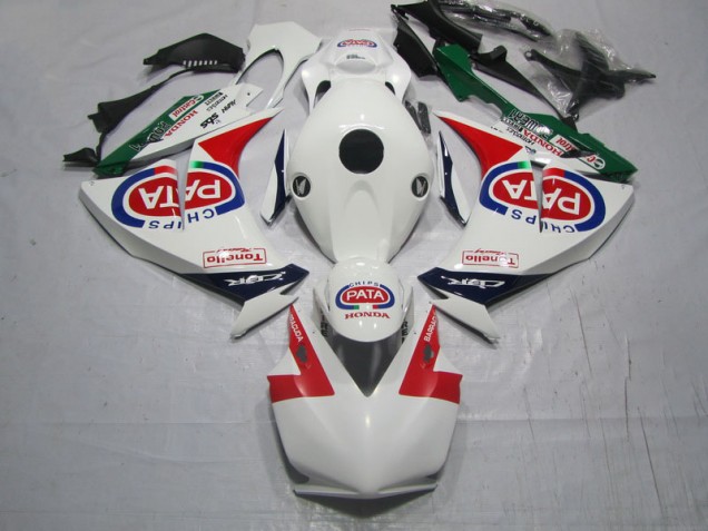 2012-2016 Red White PATA Honda CBR1000RR Motorcycle Fairings Kit UK Stores