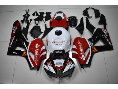2012-2016 Black White Red Santander Honda CBR1000RR Moto Fairings UK Stores