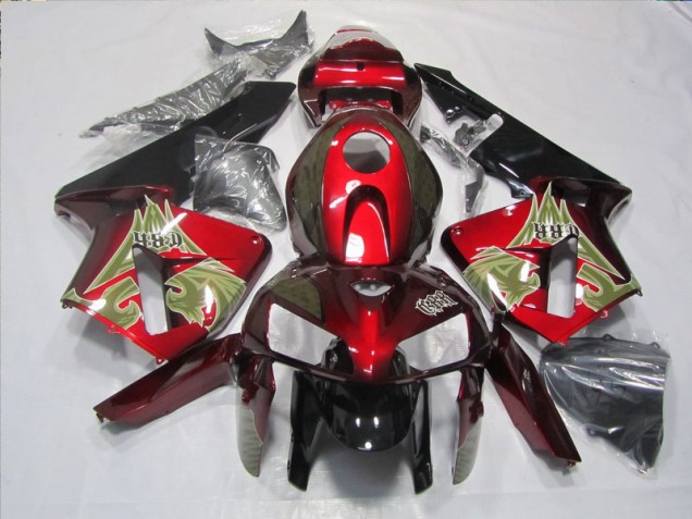 2005-2006 Black Red Honda CBR600RR Motorbike Fairings UK Stores 2005-2006 Black Red Honda CBR600RR Motorbike Fairings UK Stores