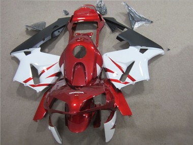 2005-2006 Red White Honda CBR600RR Motorcycle Fairings UK Stores