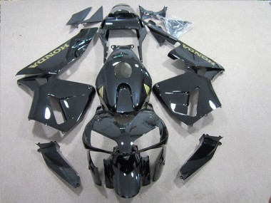 2005-2006 Black Gold Decal Honda CBR600RR Motorbike Fairings UK Stores