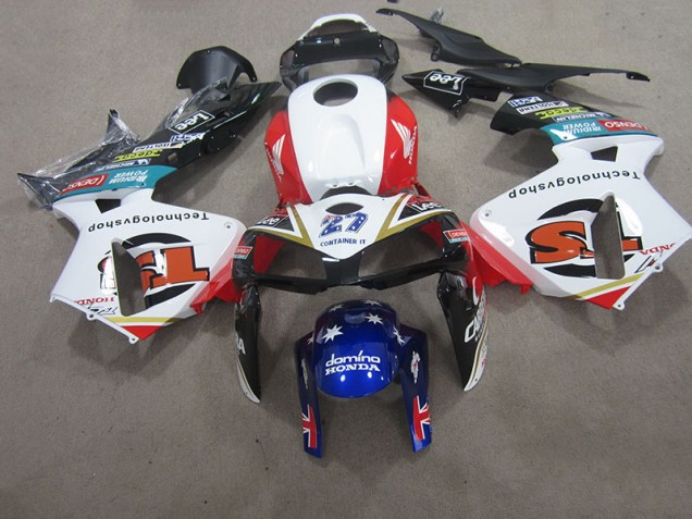 2005-2006 White Blue 27 Honda CBR600RR Replacement Motorcycle Fairings UK Stores 2005-2006 White Blue 27 Honda CBR600RR Replacement Motorcycle Fairings UK Stores