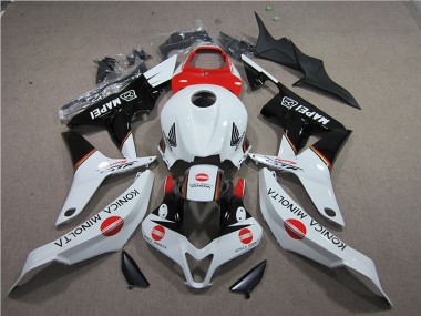 2007-2008 Red White Black Konica Minolta MAPEI Honda CBR600RR Motorcycle Bodywork UK Stores