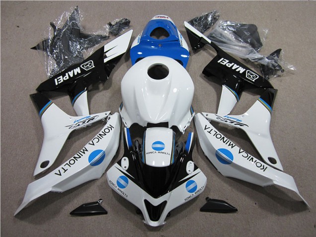 2007-2008 Blue White Black Konica Minolta MAPEI Honda CBR600RR Moto Fairings UK Stores 2007-2008 Blue White Black Konica Minolta MAPEI Honda CBR600RR Moto Fairings UK Stores
