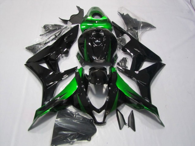 2007-2008 Black Green Honda CBR600RR Motorcycle Replacement Fairings UK Stores 2007-2008 Black Green Honda CBR600RR Motorcycle Replacement Fairings UK Stores