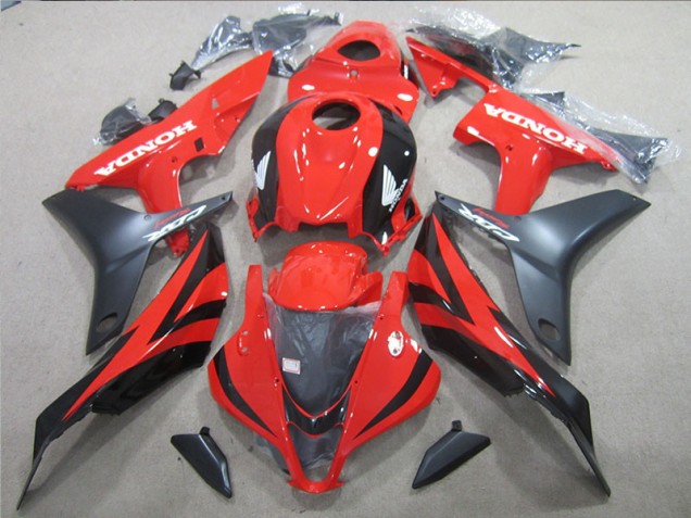 2007-2008 Black Red Honda CBR600RR Motorbike Fairings UK Stores