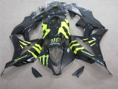 2007-2008 Black Green Monster Honda CBR600RR Motorcycle Fairing Kit UK Stores