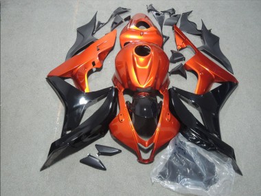 2007-2008 Orange Black Honda CBR600RR Motorbike Fairing UK Stores