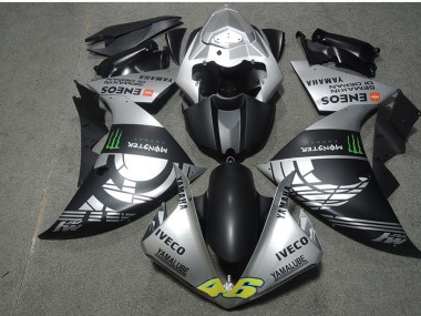 2007-2008 Black Silver Monster IVECO 46 Honda CBR600RR Motorcyle Fairings UK Stores
