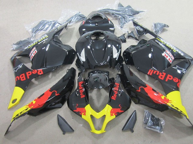 2009-2012 Black Red Bull Honda CBR600RR Replacement Motorcycle Fairing Kits UK Stores 2009-2012 Black Red Bull Honda CBR600RR Replacement Motorcycle Fairing Kits UK Stores