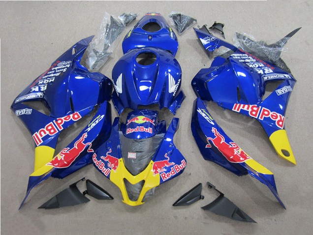 2009-2012 Blue Red Bull Honda CBR600RR Motor Bike Fairings UK Stores 2009-2012 Blue Red Bull Honda CBR600RR Motor Bike Fairings UK Stores
