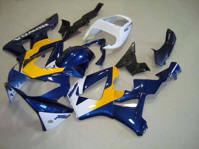 2000-2001 Blue Yellow Honda CBR900RR 929 Motorcyle Fairings UK Stores