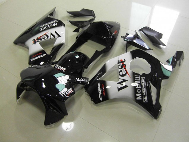 2002-2003 Black West Honda CBR900RR 954 Motorcycle Fairings Kits UK Stores 2002-2003 Black West Honda CBR900RR 954 Motorcycle Fairings Kits UK Stores