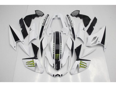 2007-2009 White Kawasaki Z1000 Moto Fairings UK Stores