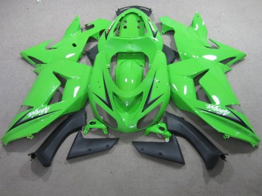 2006-2007 Green Ninja Kawasaki ZX10R Motor Bike Fairings UK Stores