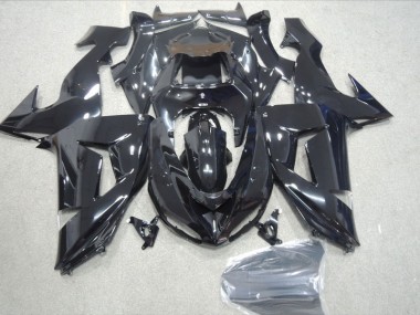 2006-2007 Black Kawasaki ZX10R Replacement Motorcycle Fairings UK Stores