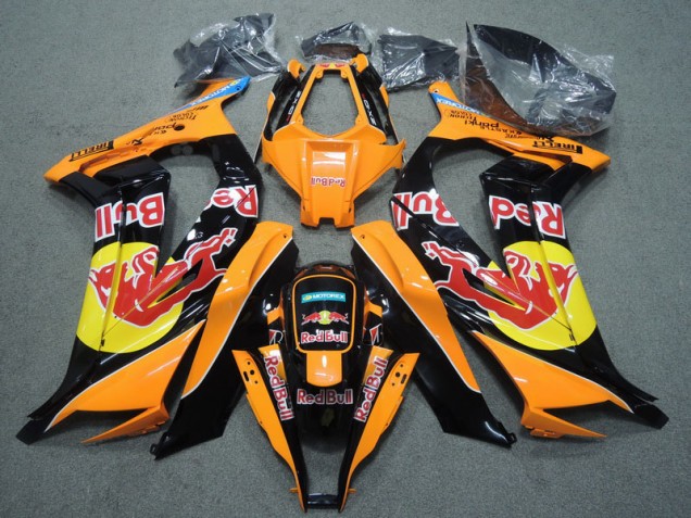 2011-2015 Black Orange Red Bull Kawasaki ZX10R Replacement Fairings UK Stores 2011-2015 Black Orange Red Bull Kawasaki ZX10R Replacement Fairings UK Stores