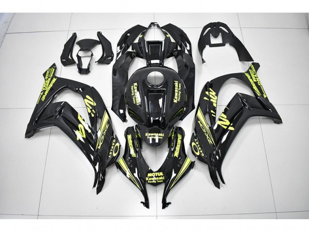 2016-2019 Black Yellow Reacing Team Ninja Kawasaki ZX10R Motorbike Fairing UK Stores 2016-2019 Black Yellow Reacing Team Ninja Kawasaki ZX10R Motorbike Fairing UK Stores