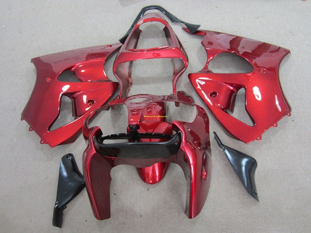 2000-2002 Red Kawasaki ZX6R Motorcyle Fairings UK Stores