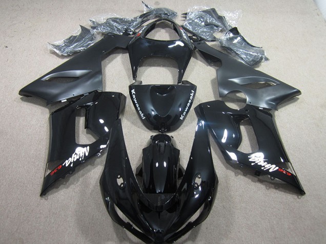 2005-2006 Black Ninja 636 Kawasaki ZX6R Motorcycle Fairing UK Stores