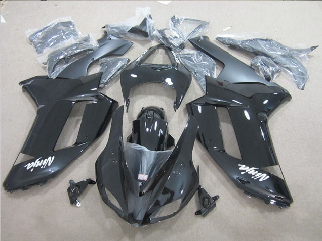 2007-2008 Black Ninja Kawasaki ZX6R Motor Bike Fairings UK Stores 2007-2008 Black Ninja Kawasaki ZX6R Motor Bike Fairings UK Stores