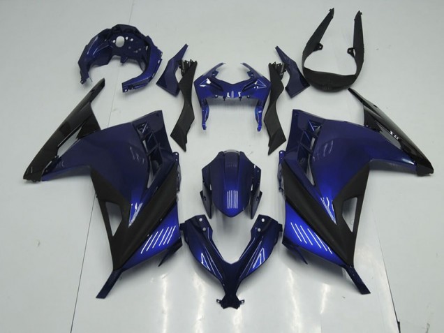 2013-2016 Blue Black Kawasaki ZX300R Motorcyle Fairings UK Stores 2013-2016 Blue Black Kawasaki ZX300R Motorcyle Fairings UK Stores