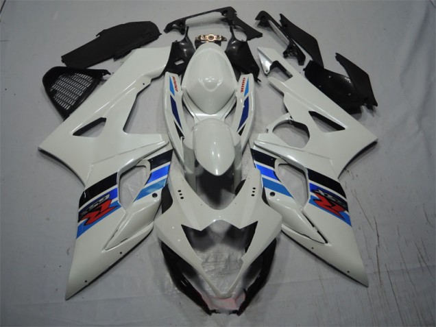 2005-2006 White Blue Suzuki GSXR1000 Motorcycle Fairing Kits UK Stores 2005-2006 White Blue Suzuki GSXR1000 Motorcycle Fairing Kits UK Stores
