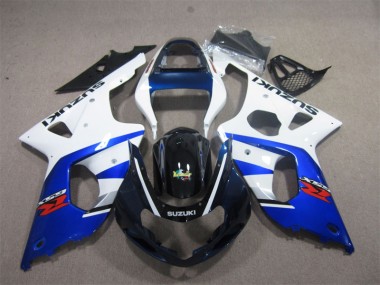 2000-2002 Blue White Suzuki GSXR1000 Motorbike Fairings UK Stores