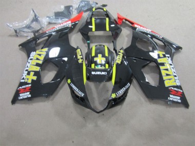 2003-2004 Black Rizla Suzuki GSXR1000 Motorbike Fairing Kits UK Stores