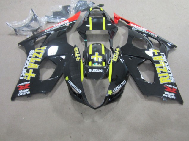 2003-2004 Black Rizla Suzuki GSXR1000 Motorbike Fairing Kits UK Stores 2003-2004 Black Rizla Suzuki GSXR1000 Motorbike Fairing Kits UK Stores