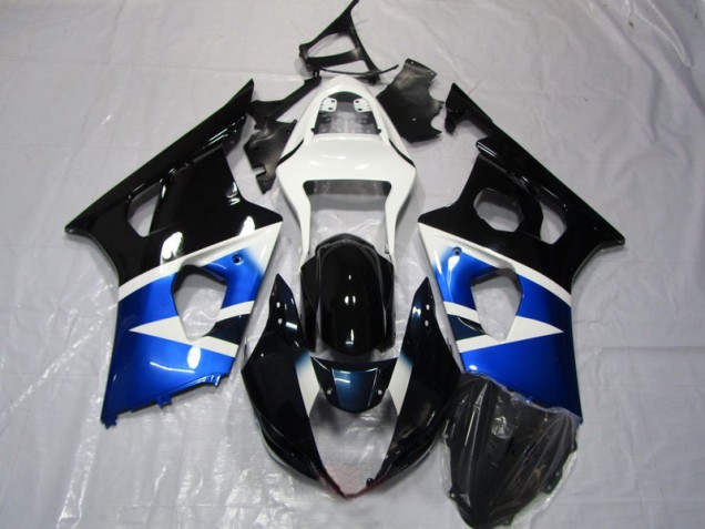 2003-2004 Blue White Suzuki GSXR1000 Replacement Fairings UK Stores 2003-2004 Blue White Suzuki GSXR1000 Replacement Fairings UK Stores