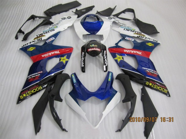 2005-2006 Blue Black Rockstar Suzuki GSXR1000 Replacement Motorcycle Fairings UK Stores 2005-2006 Blue Black Rockstar Suzuki GSXR1000 Replacement Motorcycle Fairings UK Stores