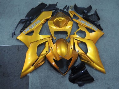2005-2006 Gold Suzuki GSXR1000 Motorcycle Fairings Kit UK Stores
