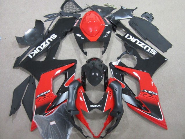 2005-2006 Black Red Suzuki GSXR1000 Motorcycle Fairings UK Stores 2005-2006 Black Red Suzuki GSXR1000 Motorcycle Fairings UK Stores