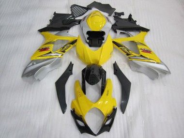 2007-2008 Yellow Black Suzuki GSXR1000 Motorbike Fairings UK Stores
