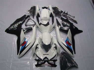 2007-2008 White Black Suzuki GSXR1000 Motor Bike Fairings UK Stores