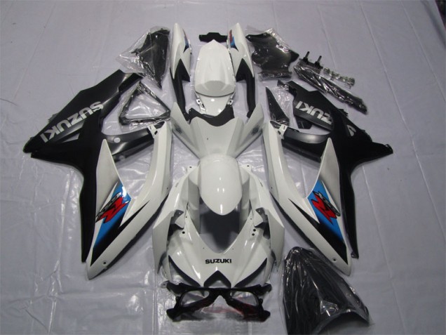 2007-2008 White Black Suzuki GSXR1000 Motor Bike Fairings UK Stores 2007-2008 White Black Suzuki GSXR1000 Motor Bike Fairings UK Stores