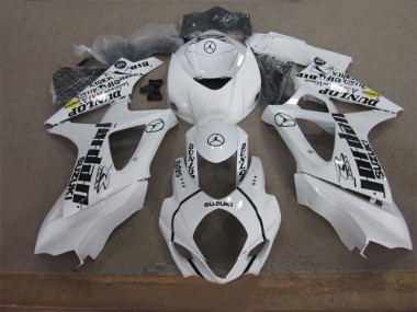 2007-2008 White Black Jordan Suzuki GSXR1000 Motorbike Fairings UK Stores