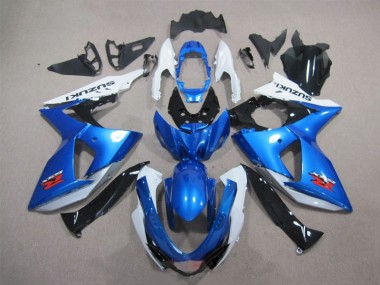 2009-2016 Blue White Suzuki GSXR1000 Bike Fairings UK Stores