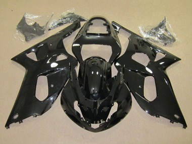 2001-2003 Black Suzuki GSXR600 Motorcycle Fairings Kit UK Stores