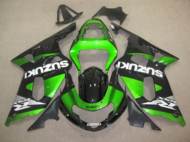 2001-2003 Black Green Suzuki GSXR600 Motorbike Fairing UK Stores 2001-2003 Black Green Suzuki GSXR600 Motorbike Fairing UK Stores