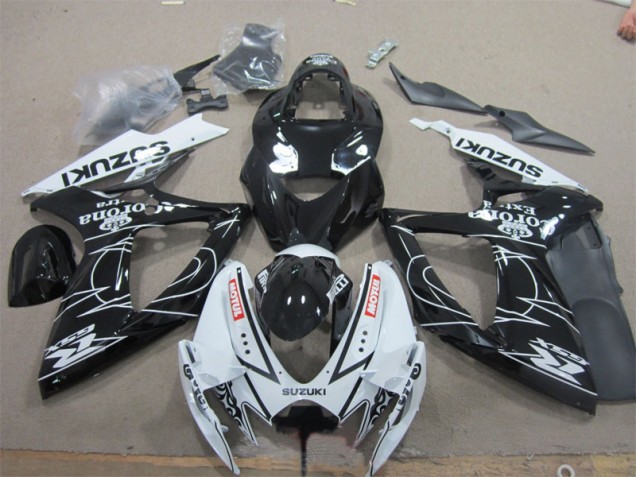2006-2007 Black White Corona Extra Motul Suzuki GSXR600 Motorcycle Fairings UK Stores 2006-2007 Black White Corona Extra Motul Suzuki GSXR600 Motorcycle Fairings UK Stores