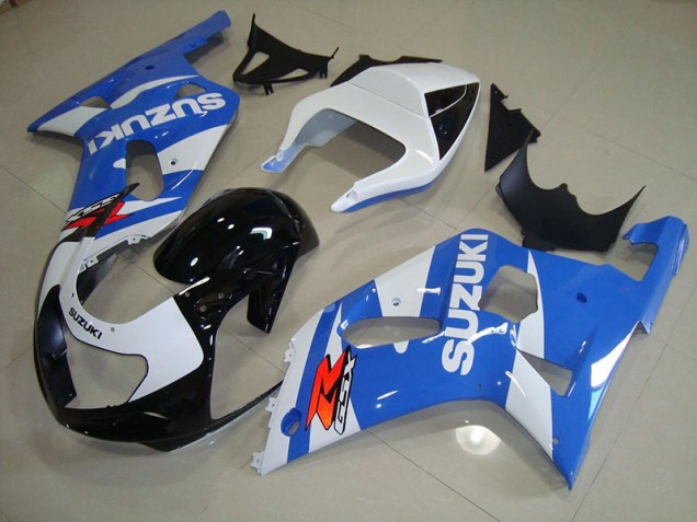 2001-2003 Blue White Suzuki GSXR750 Bike Fairings UK Stores