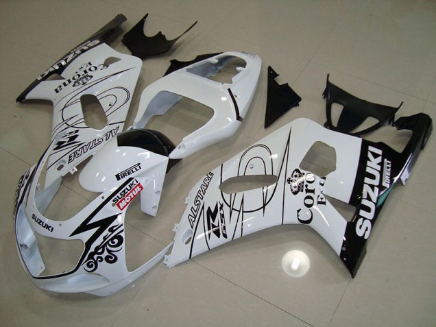 2001-2003 White Alstare Motul Suzuki GSXR750 Motor Bike Fairings UK Stores
