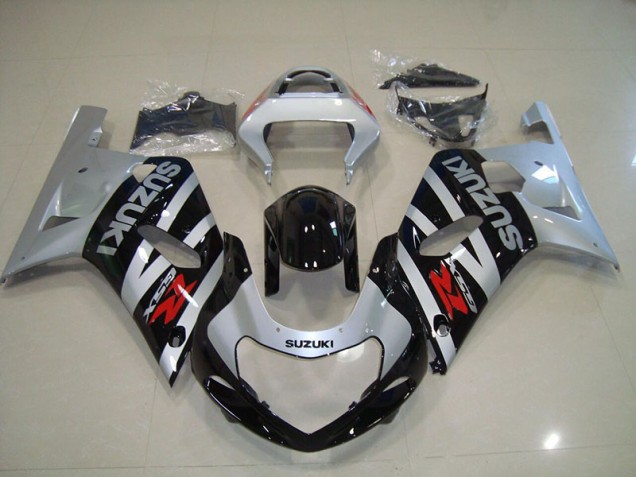 2001-2003 Black Silver Suzuki GSXR750 Replacement Motorcycle Fairings UK Stores 2001-2003 Black Silver Suzuki GSXR750 Replacement Motorcycle Fairings UK Stores