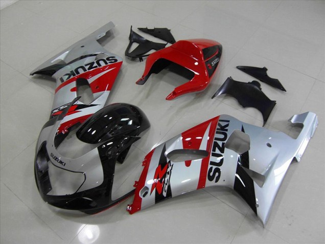 2001-2003 Black Red Suzuki GSXR750 Moto Fairings UK Stores