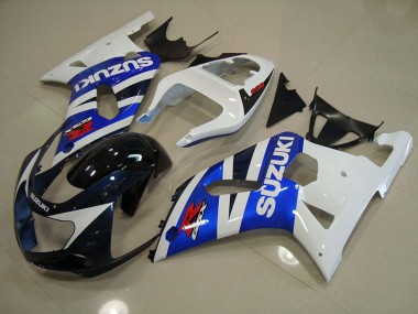 2001-2003 Blue White Suzuki GSXR750 Replacement Fairings UK Stores